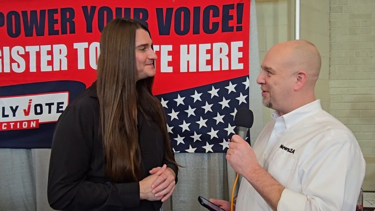 Scott Presler at the 2025 NRA Great American Outdoor Show in Harrisburg, PA, doing an interview with News2A on February 1, 2025.