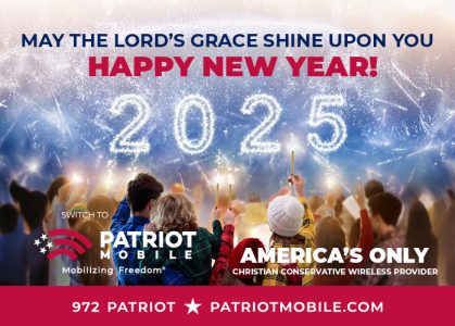 Patriot Mobile New Years Banner