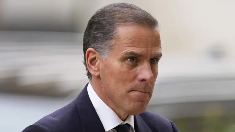 President Joe Biden's son, Hunter Biden, who was just pardoned by his father.